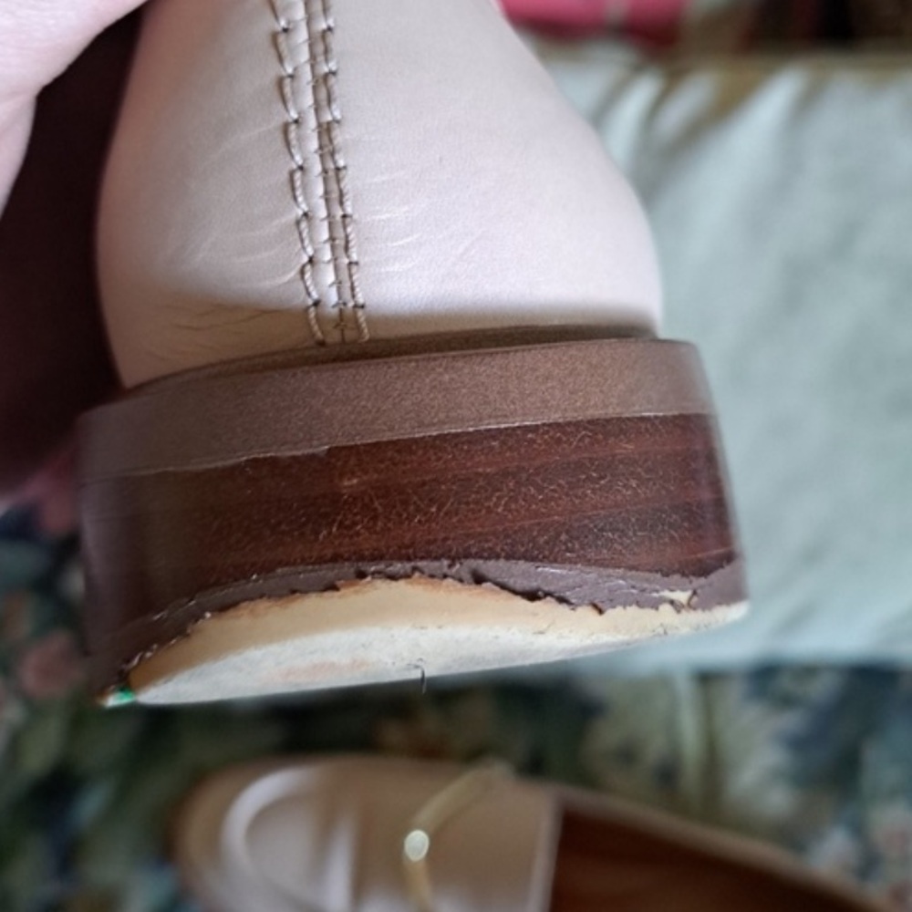 Franco Sarto Women Cream Loafers Size 8.5 - Picture 7 of 10